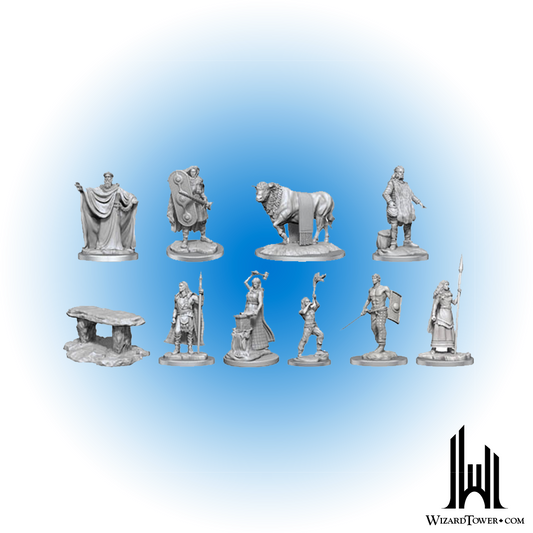 Unpainted Miniature - Dungeons & Dragons - Brigante Celts