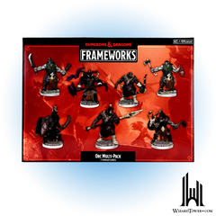 Unpainted Miniature - Dungeons & Dragons Frameworks - Orcs