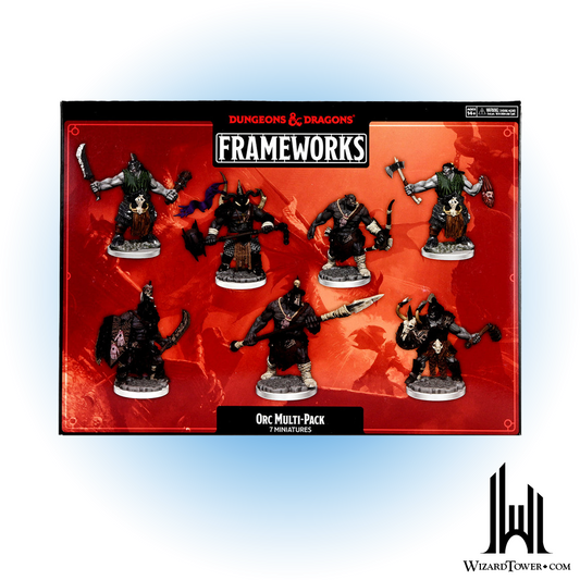Unpainted Miniature - Dungeons & Dragons Frameworks - Orcs