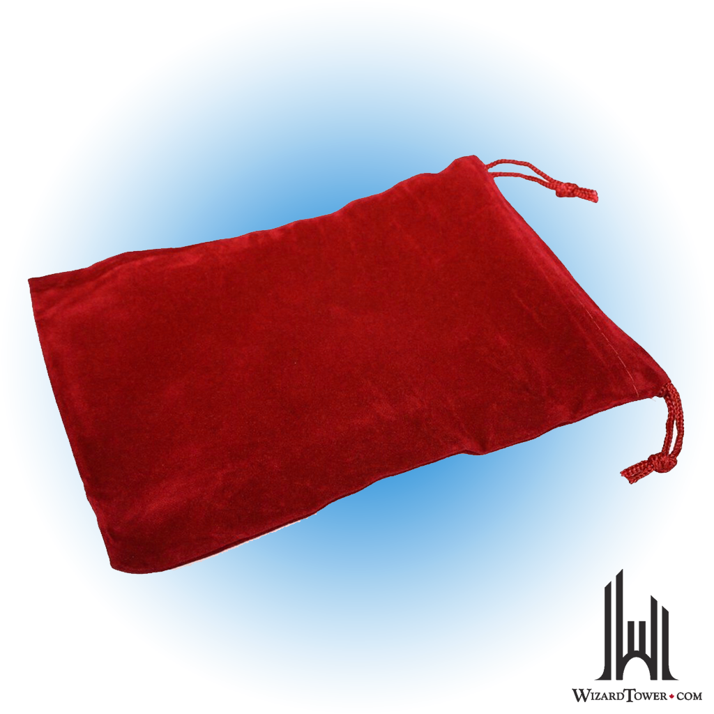 Dice Bag - Cloth Red 4" x 5"
