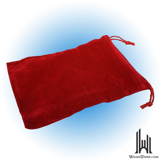 Dice Bag - Cloth Red 4" x 5"