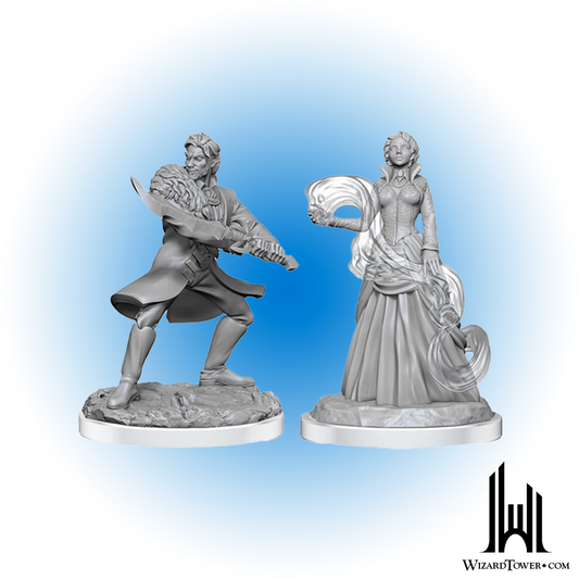 Unpainted Miniature - Critical Role - Vampire and Necromancer Nobles