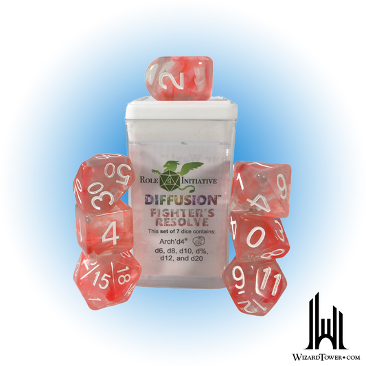 Dice Set - Diffusion Fighter's Resolve 7ct