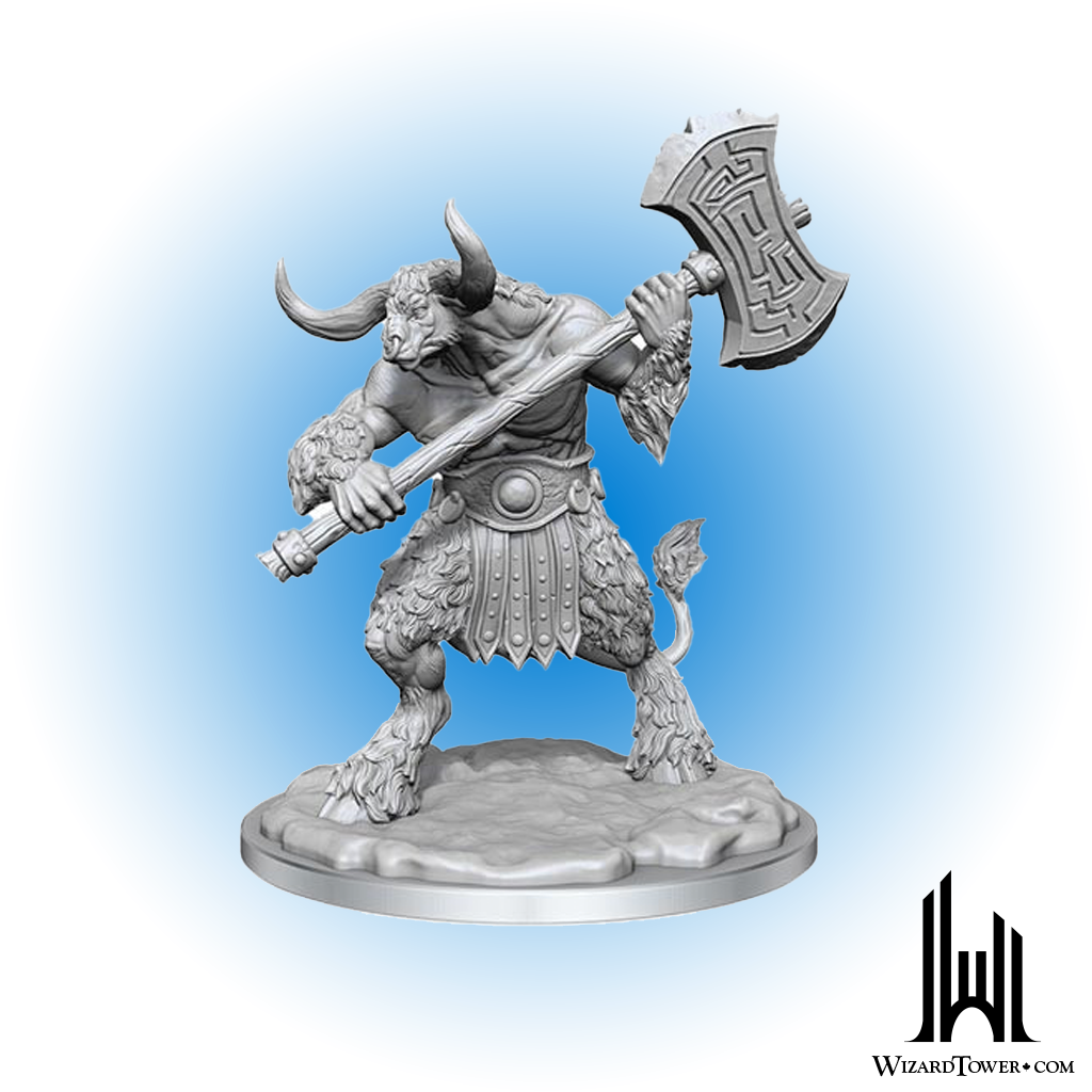 Unpainted Miniature - Dungeons & Dragons Frameworks - Minotaur