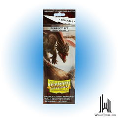 Deck Protectors - Dragon Shield Perfect Fit Resealable Smoke 100ct