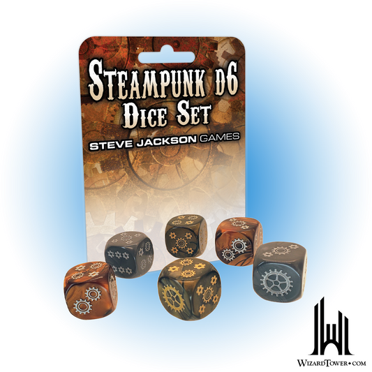 Dice Set - Steampunk d6 6ct