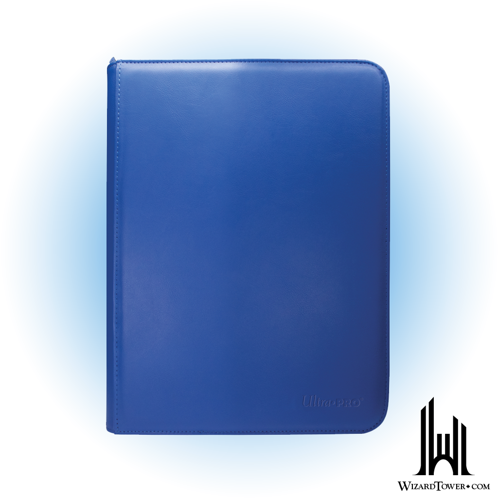 Binder - Zip Vivid Blue 9-Pocket