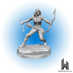 Unpainted Miniature - Dungeons & Dragons Frameworks - Human Rogue Female