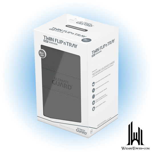 Deck Box - Flip'n'Tray - Monocolor Grey 160+