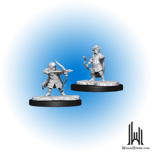 Unpainted Miniature - Critical Role - Lotusden Halfling Ranger Male
