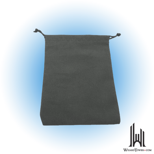 Dice Bag - Suedecloth Grey 5" x 7"