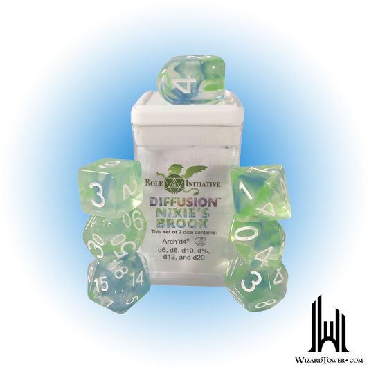 Dice Set - Diffusion Nixie's Brook 7ct