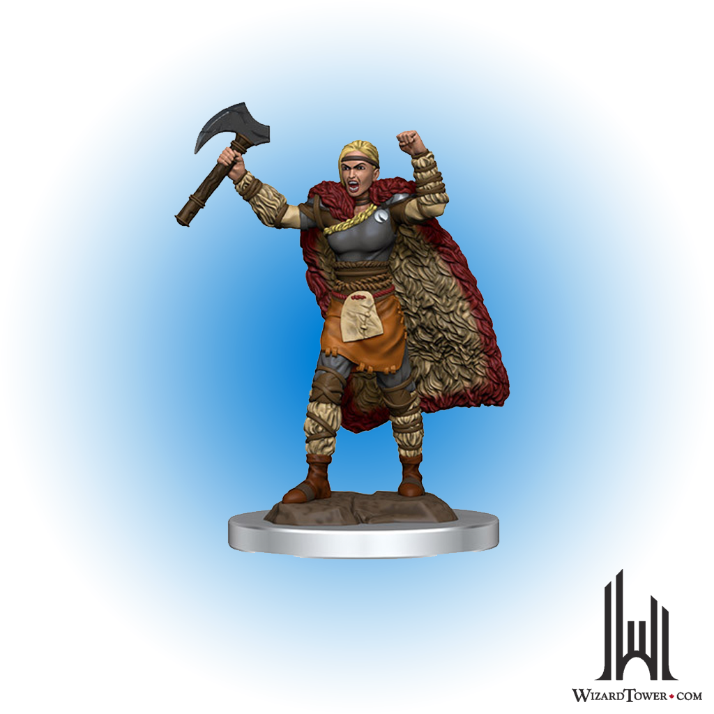 Dungeons & Dragons Premium Figures - Female Human Barbarian - Axe