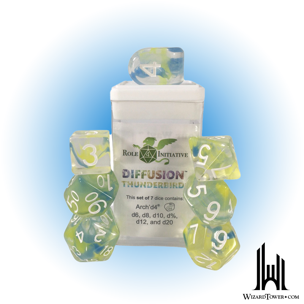 Dice Set - Diffusion Thunderbird 7ct