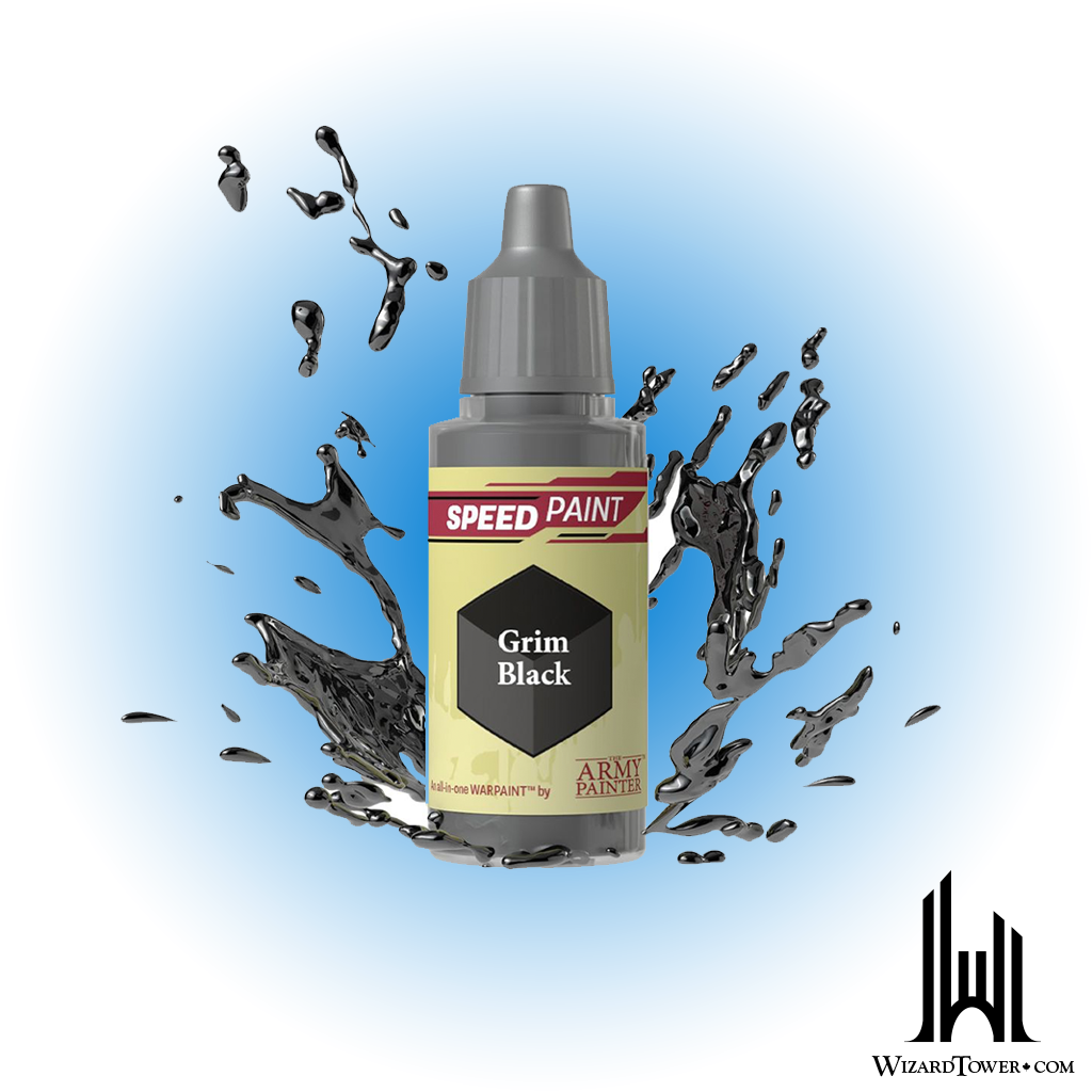 Army Painter Warpaints Speedpaint Grim Black - 18ml