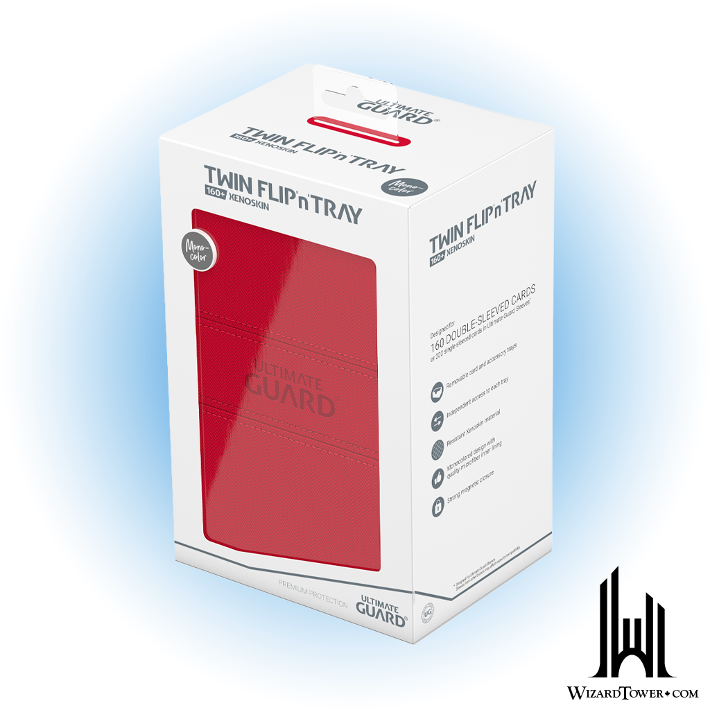 Deck Box - Flip'n'Tray - Monocolor Red 160+