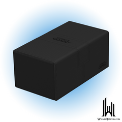 Deck Box - Flip'n'Tray - Monocolor Black 200+