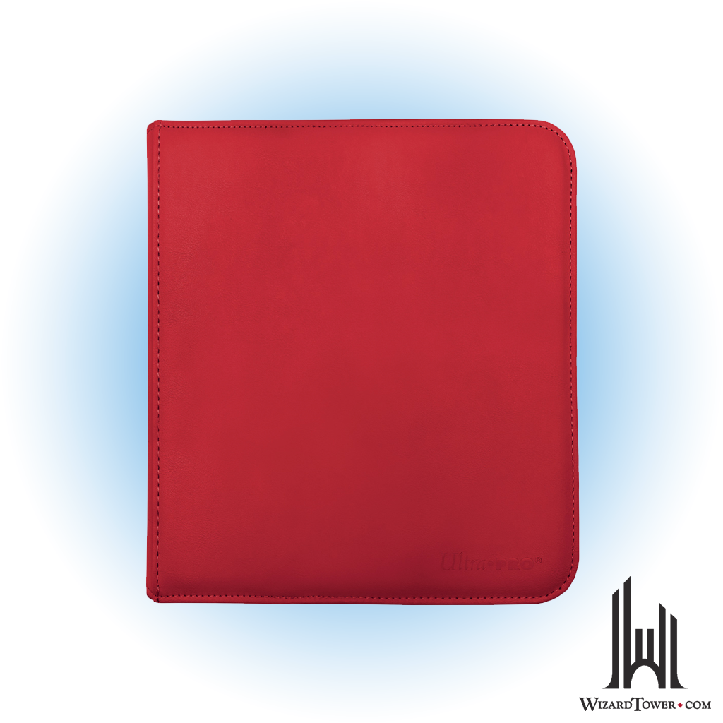 Binder - Zip Red 12-Pocket