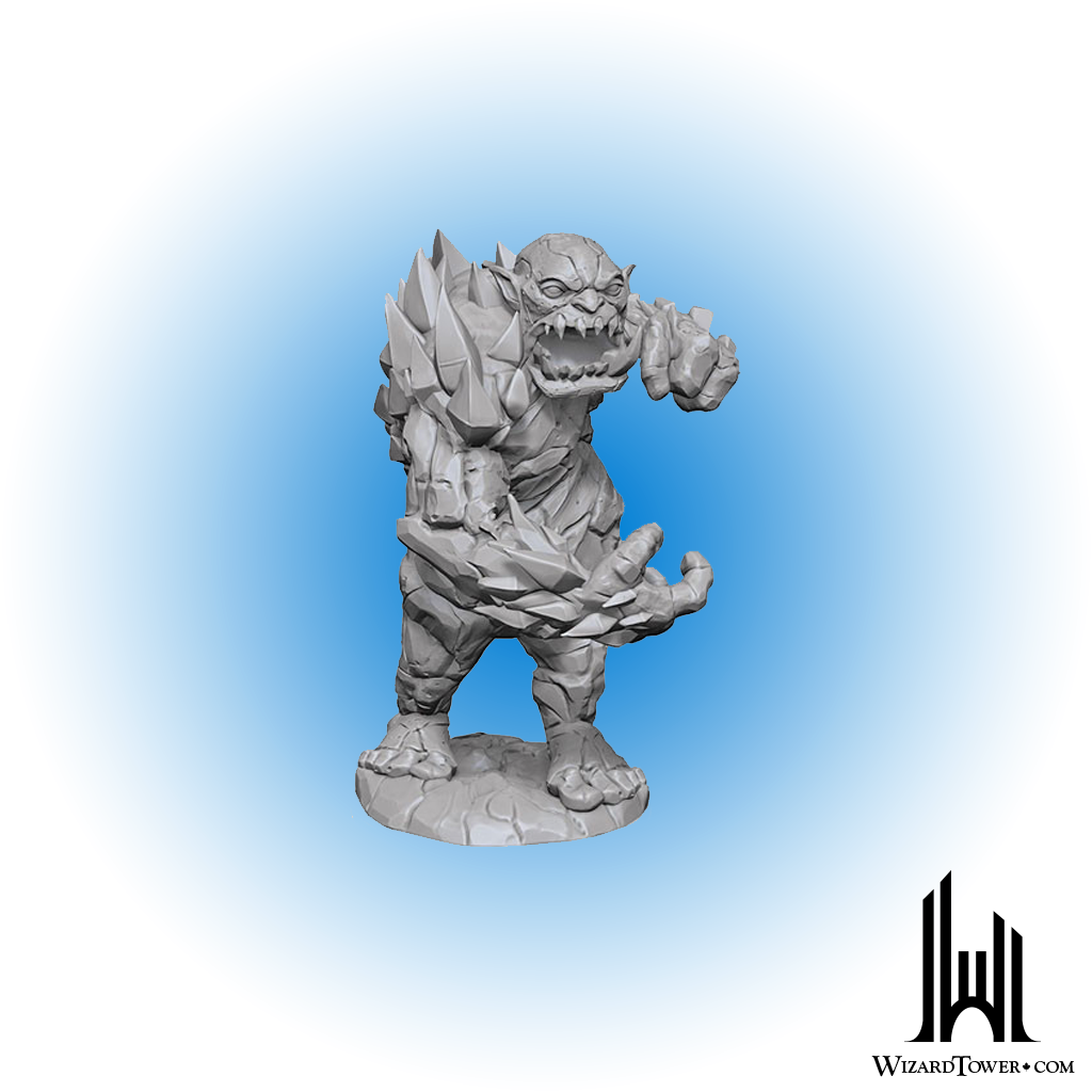 Unpainted Miniature - Dungeons & Dragons - Cavern Troll