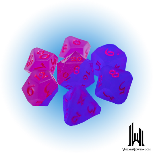 Dice Set - Afterdark Avalore Purple Rain 7ct