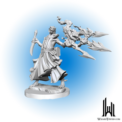 Unpainted Miniature - Dungeons & Dragons Frameworks - Dragonborn Sorcerer Female