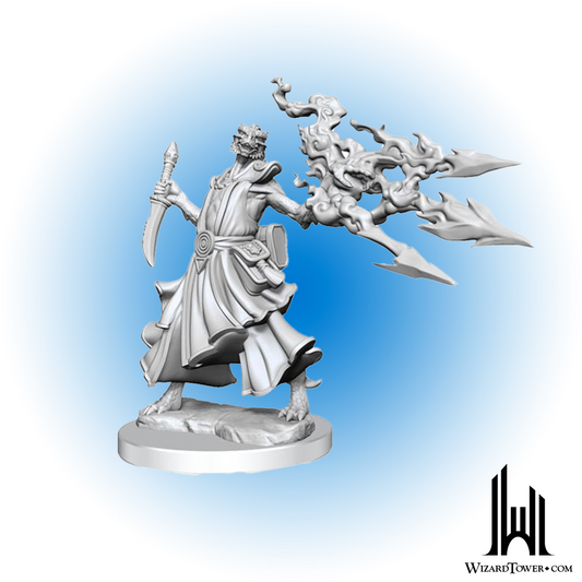 Unpainted Miniature - Dungeons & Dragons Frameworks - Dragonborn Sorcerer Female