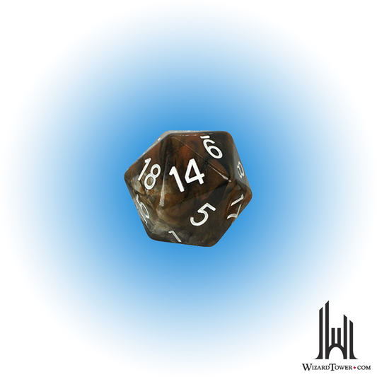 Individual Dice - Diffusion Lava Field 30mm d20