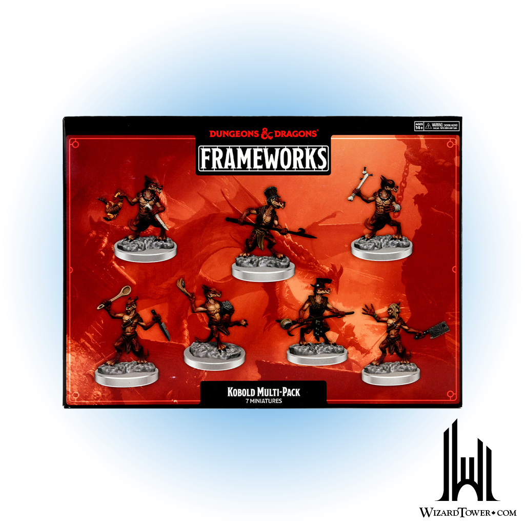 Unpainted Miniature - Dungeons & Dragons Frameworks - Kobold