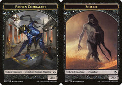 Proven Combatant (005) // Zombie (020) Double-Sided Token