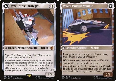 Prowl, Stoic Strategist // Prowl, Pursuit Vehicle (001) - Foil