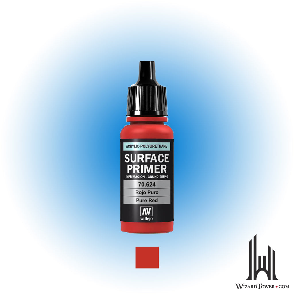 Vallejo Surface Primer Pure Red 624 - 17ml