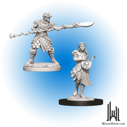 Unpainted Miniature - Dungeons & Dragons - Yuan-Ti Purebloods