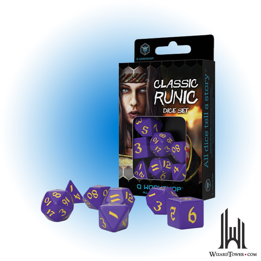 Dice Set - Runic Purple / Yellow 7ct