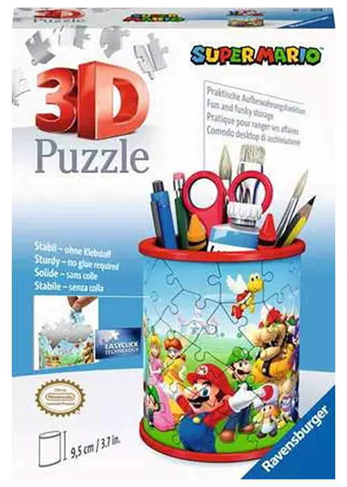 Puzzle - Super Mario 3D Pencil Holder 54pc