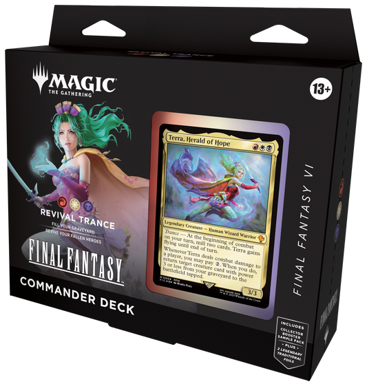 Magic the Gathering Final Fantasy Commander Deck - Revival Trance (WBR)