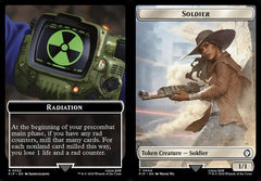 Radiation (0022) // Soldier (0004) Double-Sided Token - Foil