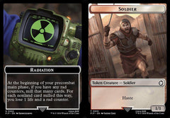 Radiation (0022) // Soldier (0010) Double-Sided Token - Foil