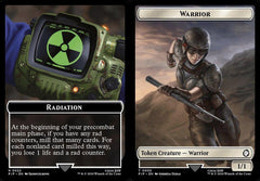 Radiation (0022) // Warrior (0005) Double-Sided Token - Foil
