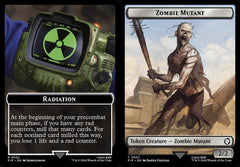 Radiation (0022) // Zombie Mutant (0007) Double-Sided Token