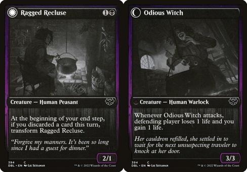 Ragged Recluse // Odious Witch - Foil