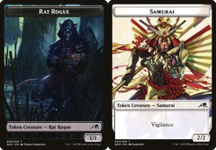Rat Rogue (005) // Samurai (003) Double-Sided Token - Foil