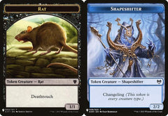 Rat (003) // Shapeshifter (008) Double-Sided Token (PLST)
