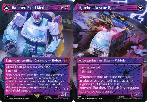 Ratchet, Field Medic // Ratchet, Rescue Racer (017) (Borderless)