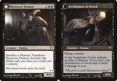 Ravenous Demon // Archdemon of Greed - Foil