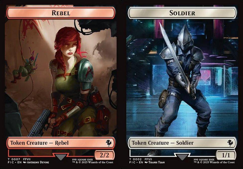 Rebel (0007) // Soldier (0002) Double-Sided Token
