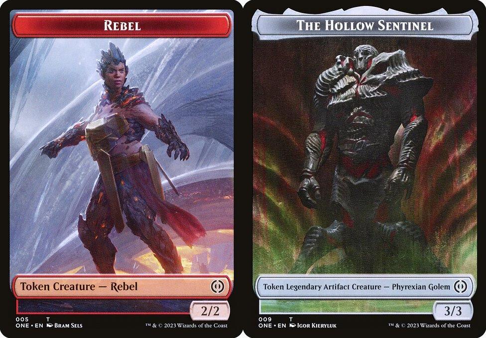 Rebel (005) // The Hollow Sentinel (009) Double-Sided Token - Foil