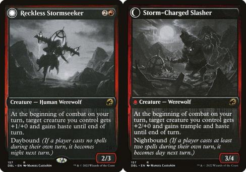 Reckless Stormseeker // Storm-Charged Slasher - Foil