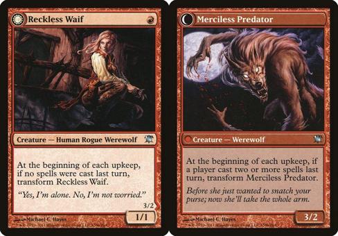 Reckless Waif // Merciless Predator - Foil