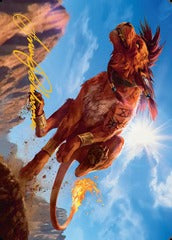 Red XIII, Proud Warrior (30/53) Art Card (AFIN) - Gold-Stamped Signature