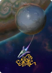 Reflecting Pool (46/54) Art Card (AEOE) - Gold-Stamped Signature